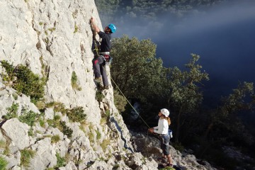 Curso de escalada en roca-Peñartea