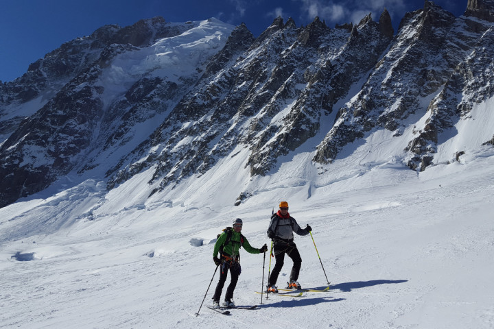 Esquí fuera de pista Alpes grands Montets