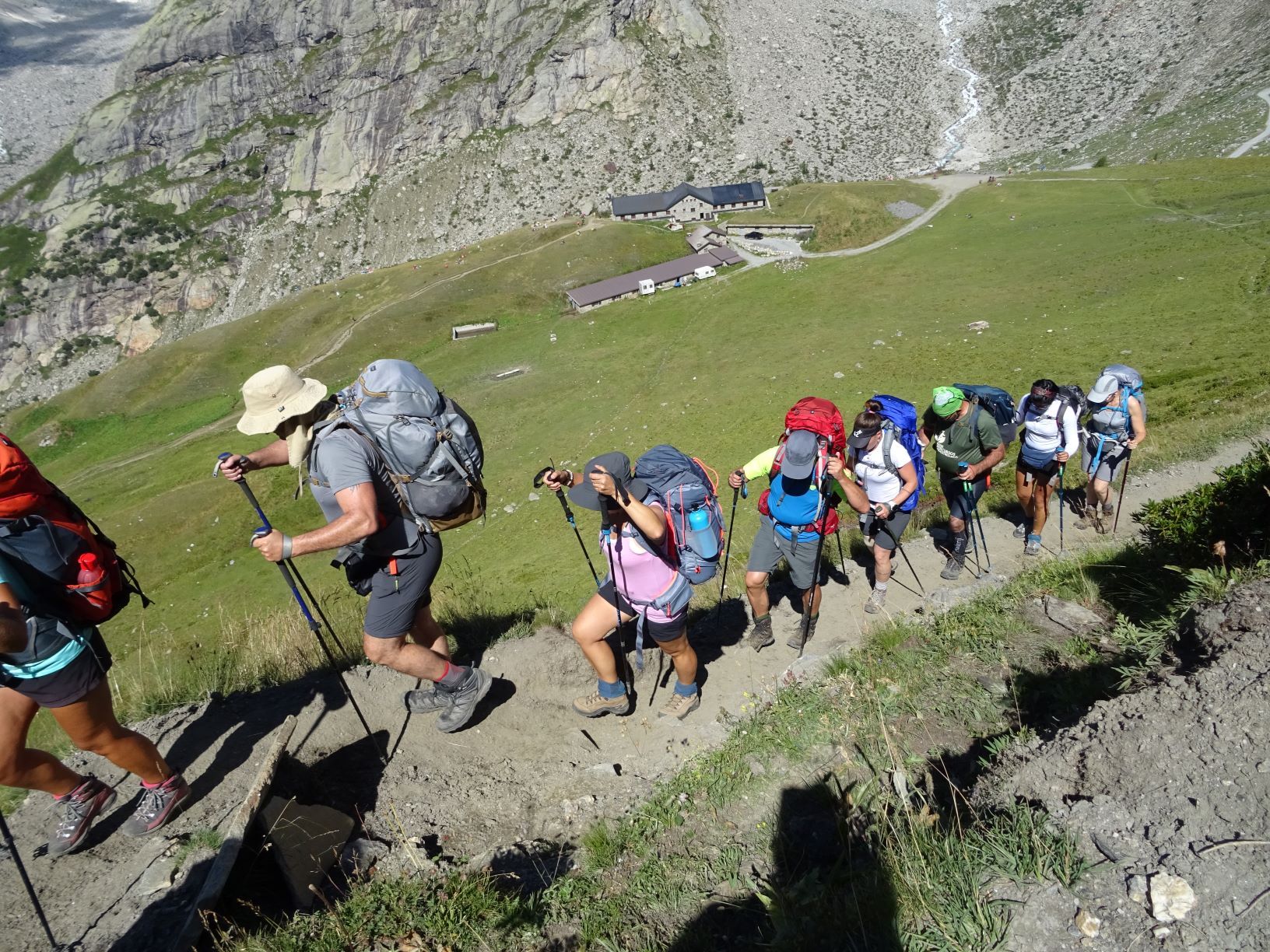 Treking en los Alpes:TMB-Tour del Mont Blanc