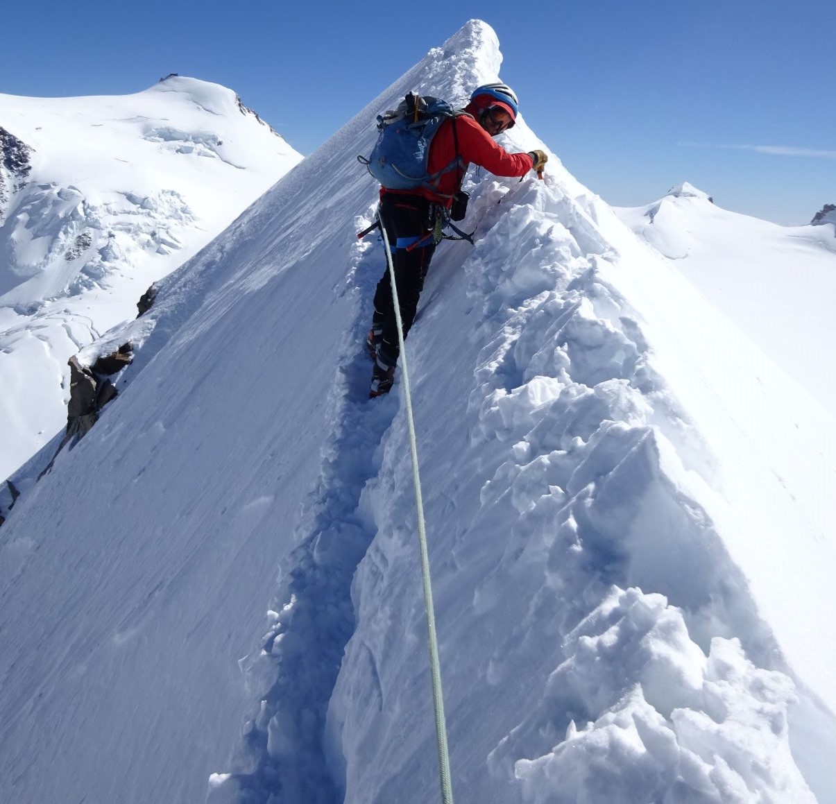 Travesia alta ruta del macizo del Breithorn-Monte Rosa