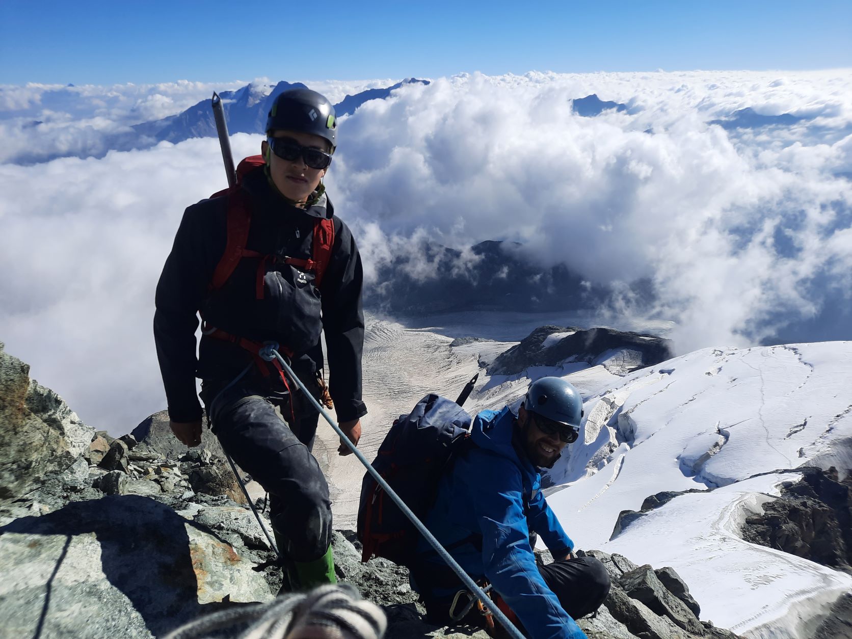 Alpes suizos/italianos: Lagginhorn-Allalinhorn-Almagellerhorn-Gran Paradiso