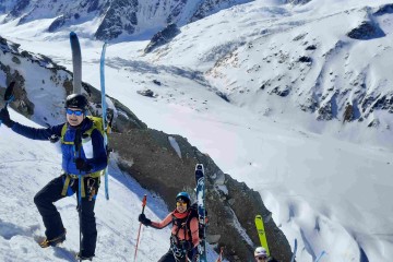 Haute route Chamonix-Zermatt/Esqui de travesia en los Alpes