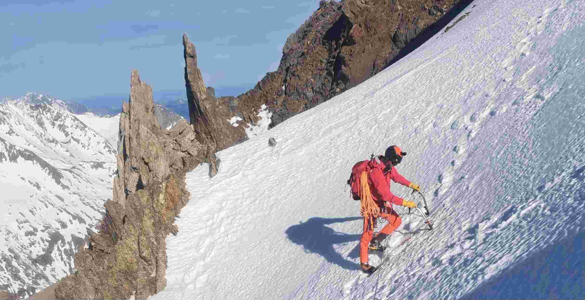 Alpinismo en Pirineos: Posets (3375m)-Corredor Jean Arlaud (250m ,AD+)