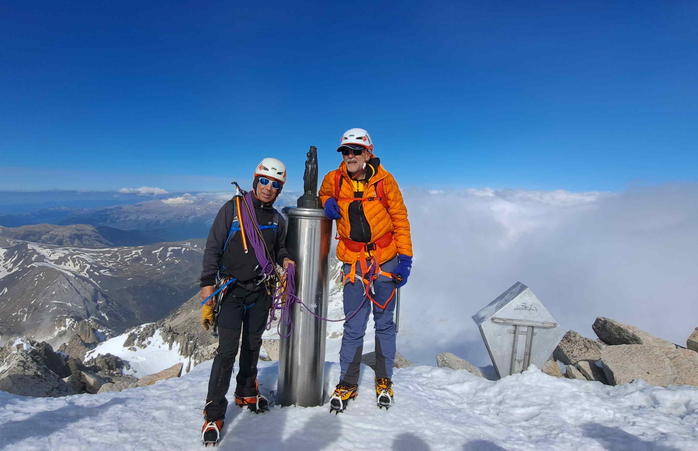 Pirineo Aragones: Corredor Estasen (300m/PD/45º)-Pico Aneto (3404m)