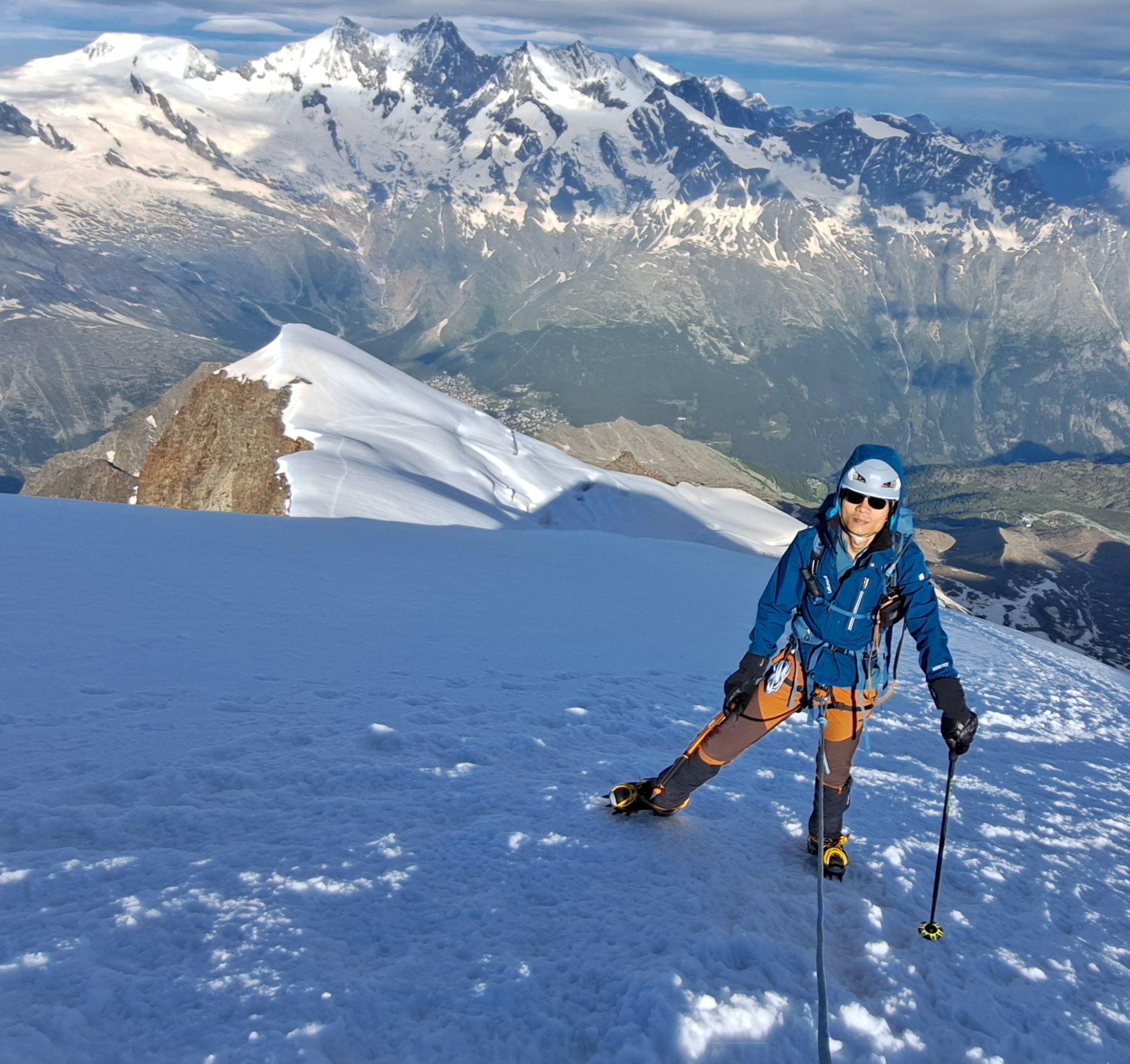 Alpes suizos-Valais/Saastal: Hohsaas (3100m)- Weissmies (4023m)