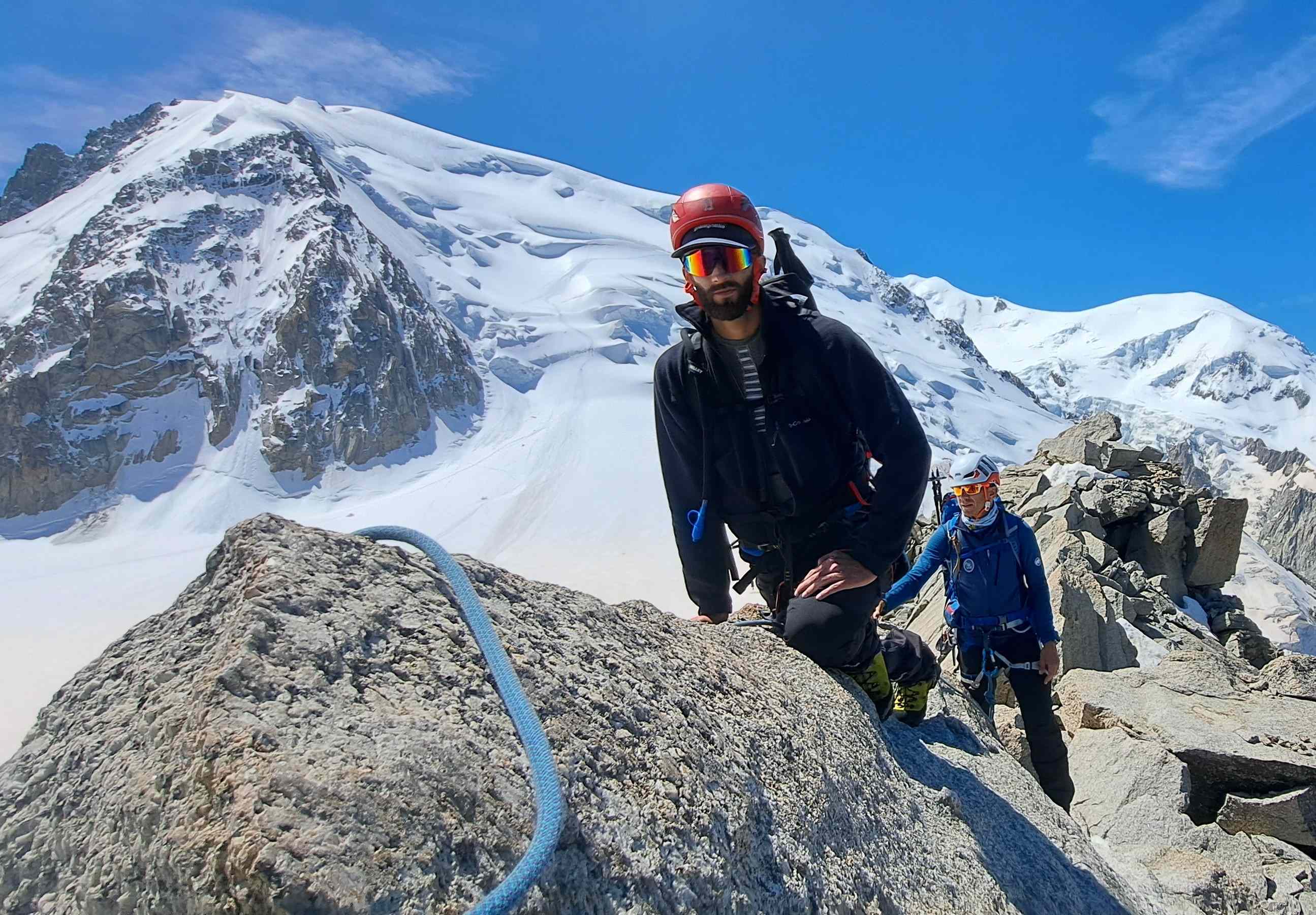 Alpinismo en Chamonix: Mont Blanc du Tacul (4248m)-Mont Blanc (4810m)