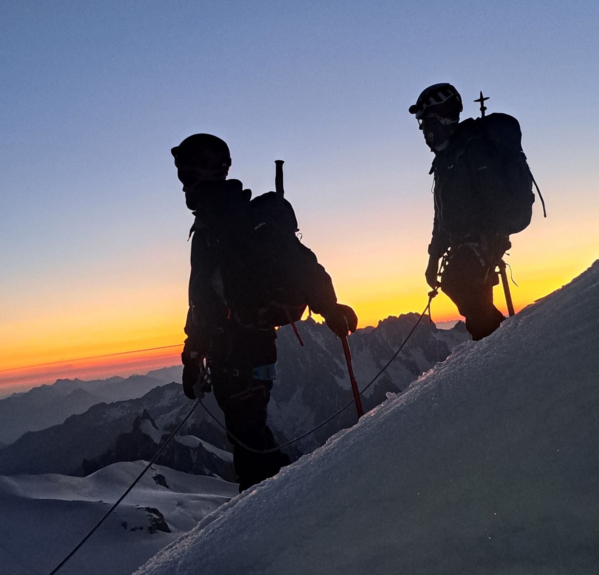 Alpinismo en Chamonix: Mont Blanc du Tacul (4248m)-Mont Blanc (4810m)