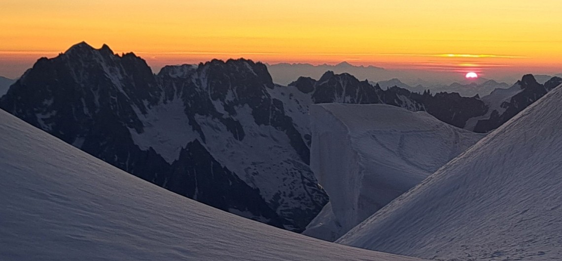 Alpinismo en Chamonix: Mont Blanc du Tacul (4248m)-Mont Blanc (4810m)