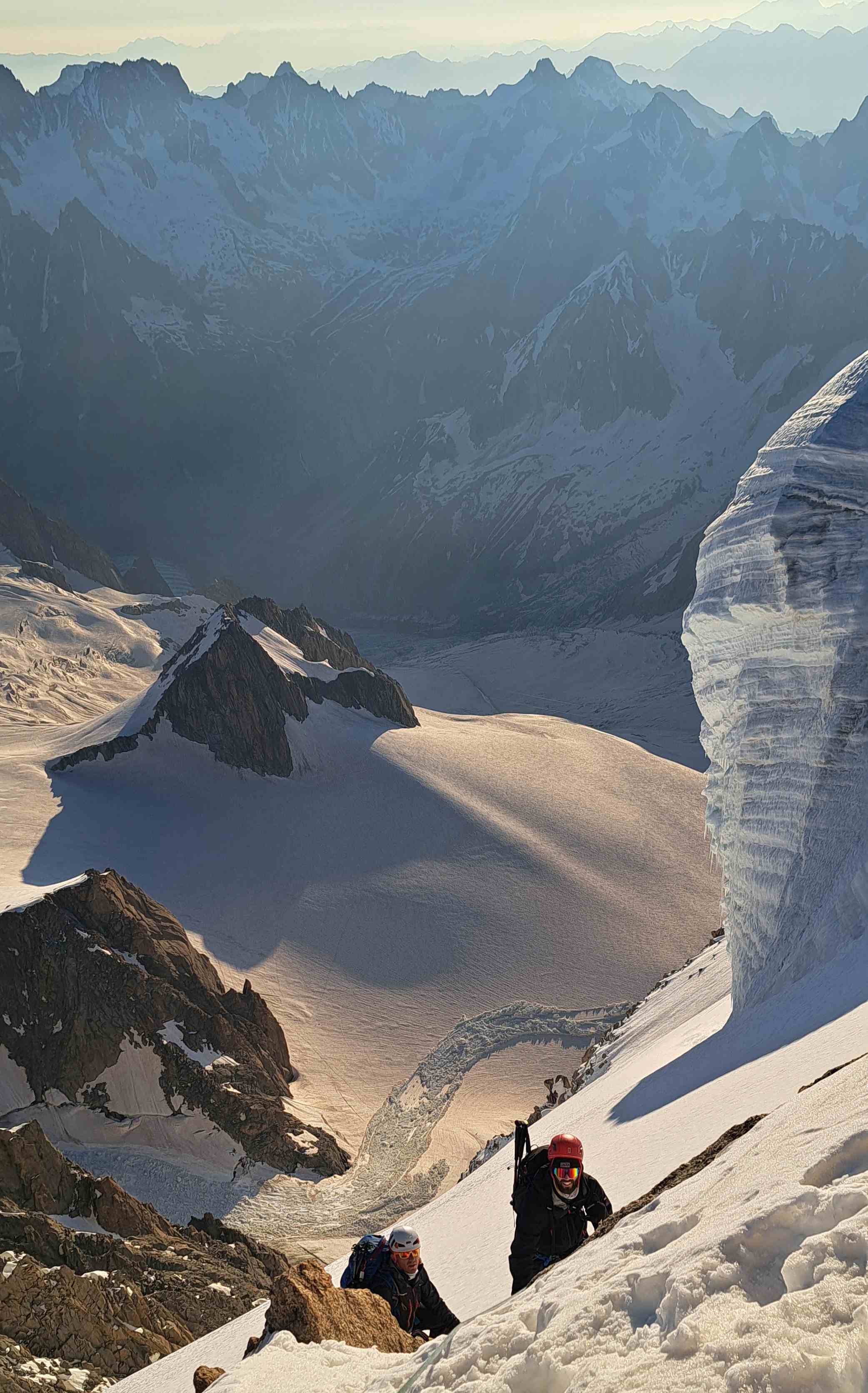 Alpinismo en Chamonix: Mont Blanc du Tacul (4248m)-Mont Blanc (4810m)