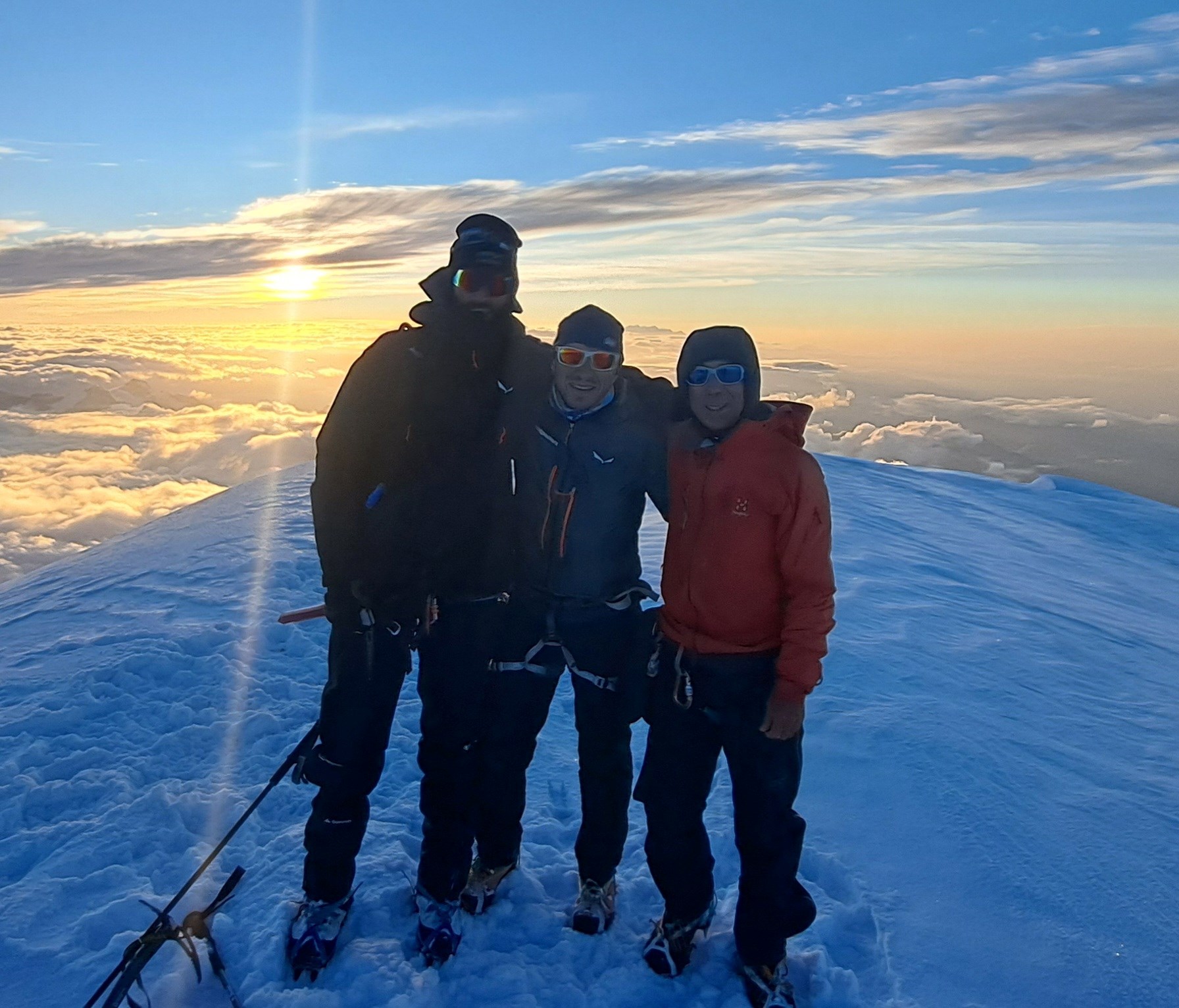 Alpinismo en Chamonix: Mont Blanc du Tacul (4248m)-Mont Blanc (4810m)