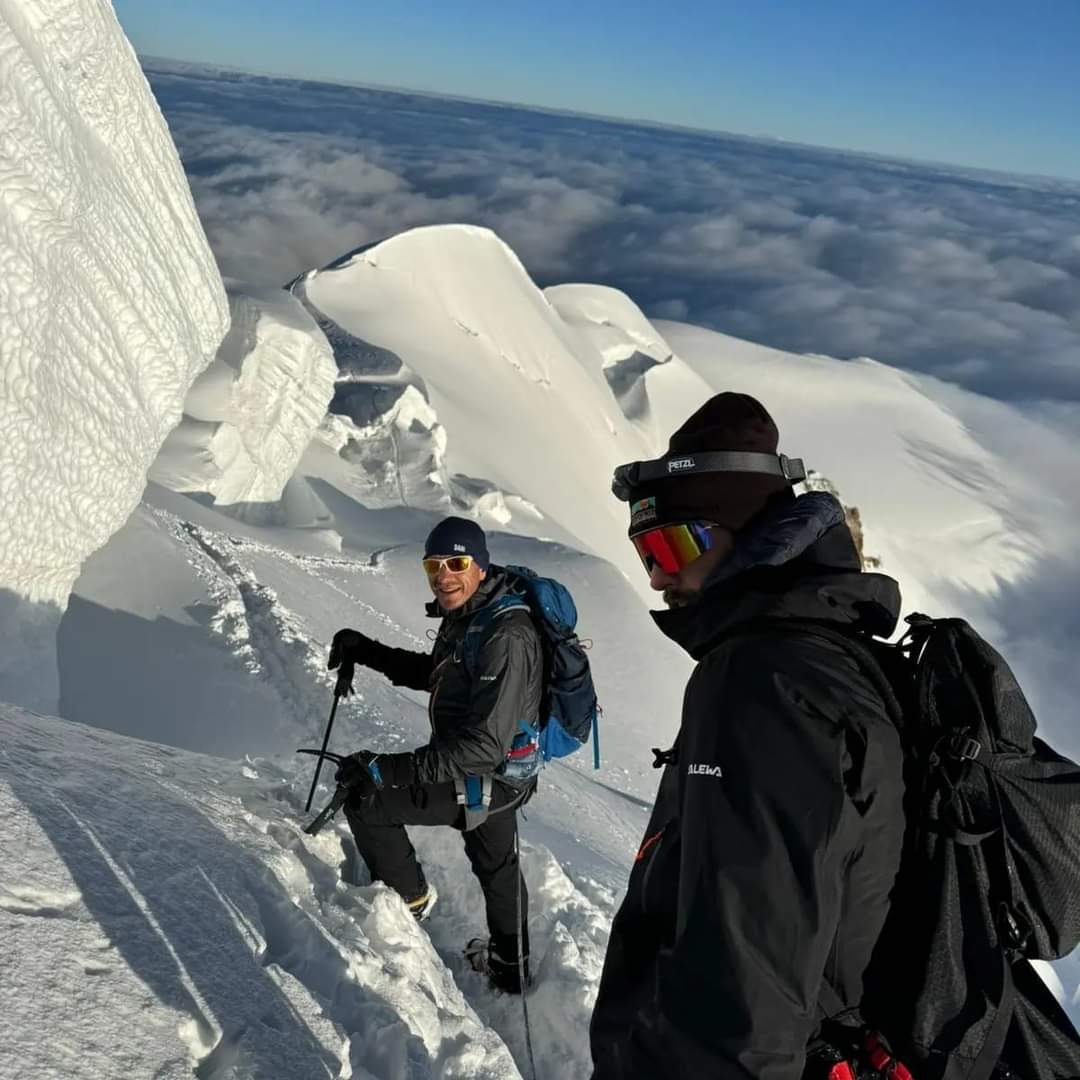 Alpinismo en Chamonix: Mont Blanc du Tacul (4248m)-Mont Blanc (4810m)