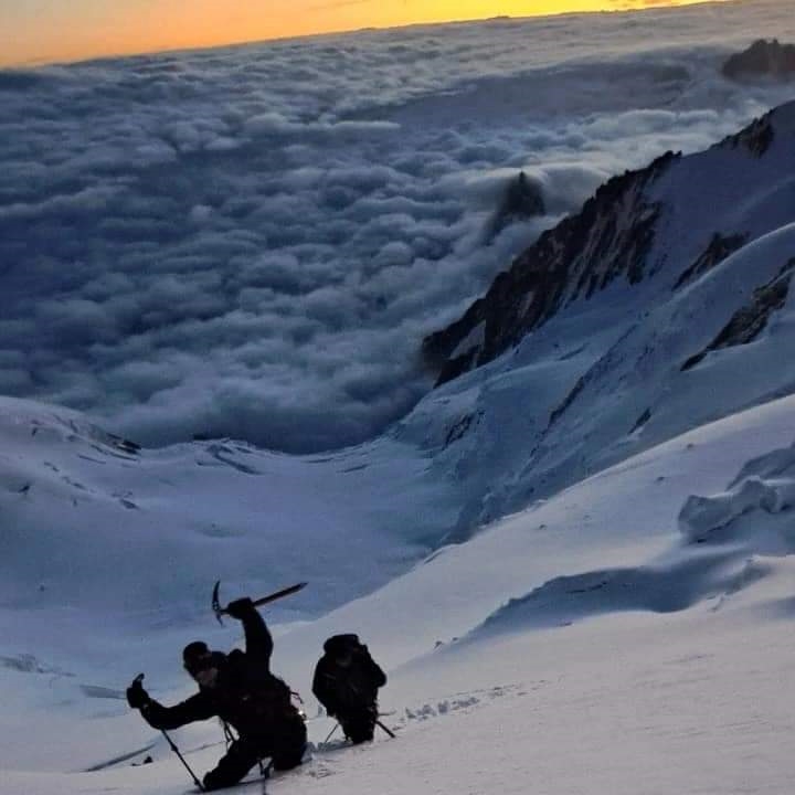 Alpinismo en Chamonix: Mont Blanc du Tacul (4248m)-Mont Blanc (4810m)