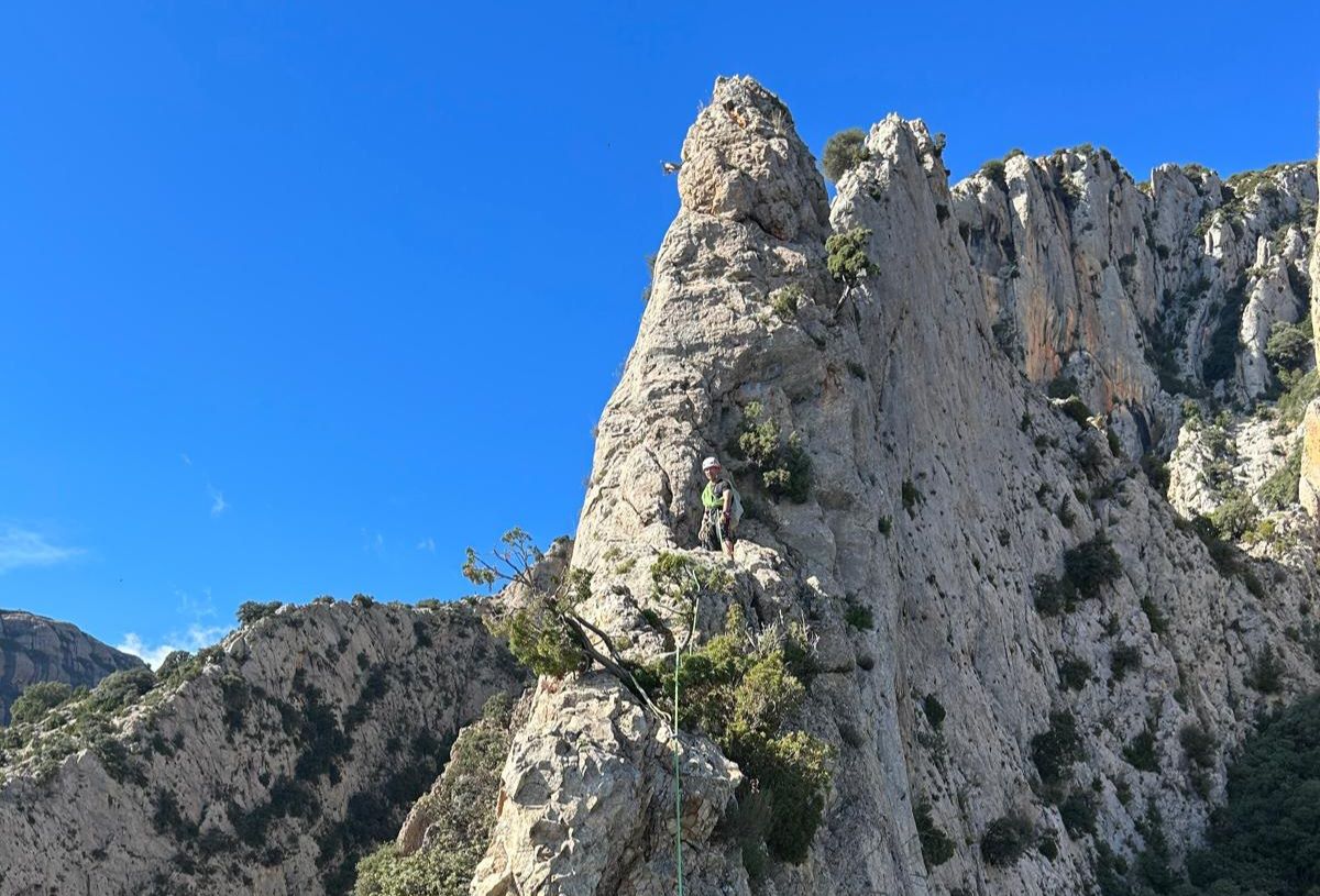 Cresta del Boron (270m/4º+)-Embalse de Vadiello-Sierra de Guara