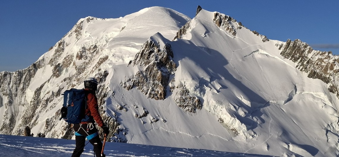 Aiguille du Midi-Refuge des Cosmiques-Mont Blanc du Tacul-Montenvers