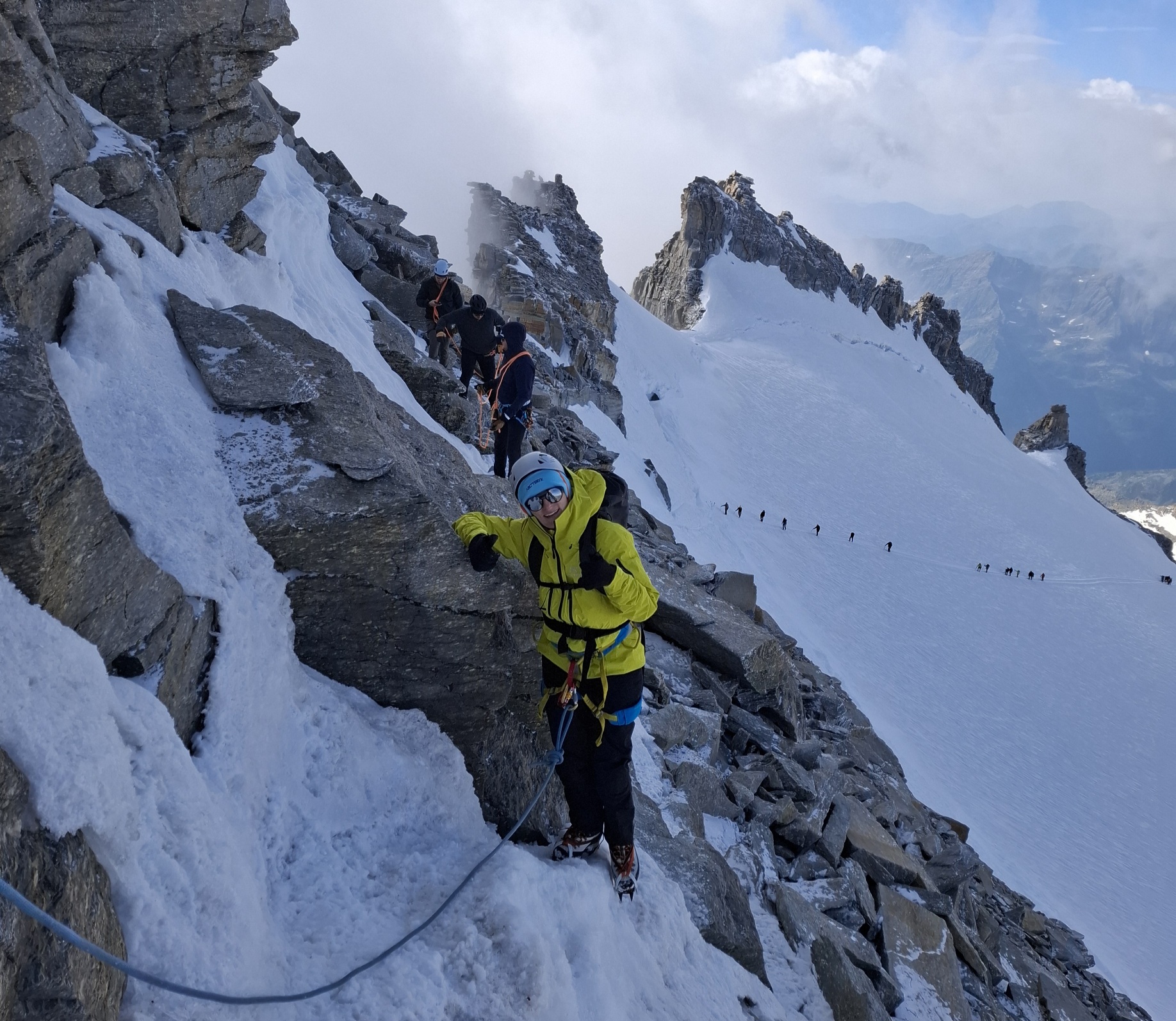 Alpinismo en los Alpes: Gran Paradiso (4061m)-Mont Blanc (4810m)